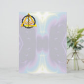 アスレピウス歯科歯科記号の棒 (スタンド正面)