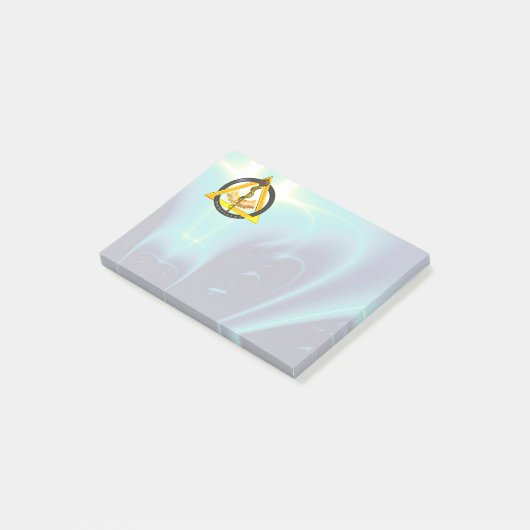 アスレピウス歯科歯科記号ティール（緑がかった色）棒 ポストイット (アングル)