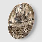 アスロクロス未来都市 ラージ壁時計 (傾斜)