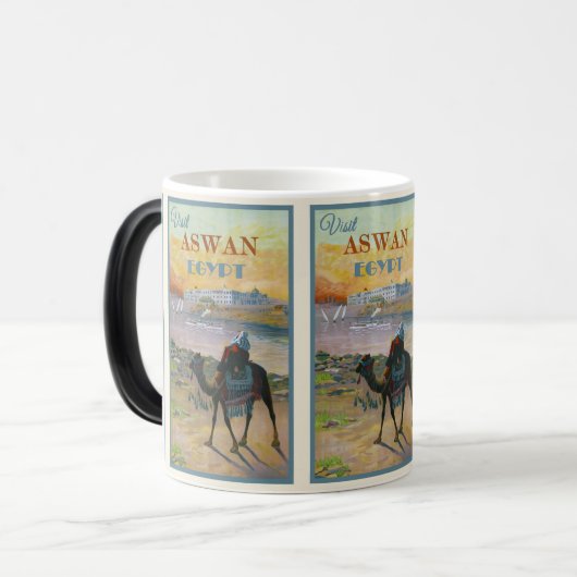 アスワン,エジプト:旅行先 モーフィングマグカップ (正面左)