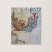 アズテック人およびドラゴン ジグソーパズル (縦)