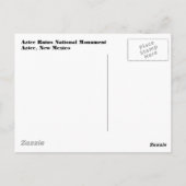 アズテック人はIIを台無しにします ポストカード (裏面)