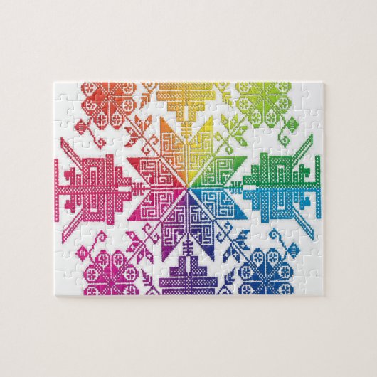 アズテック人 ジグソーパズル (横)