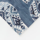 アズテック人MUERTOSの種族の砂糖のスカルパターン フリースブランケット (角)