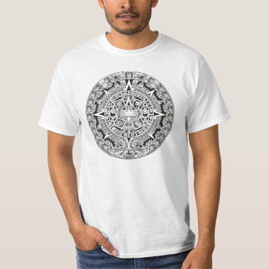 アズテック派のカレンダー Tシャツ (正面)