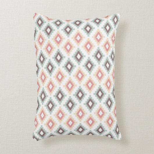 アズテック派のスタイルの幾何学的なパターン アクセントクッション (正面(垂直))