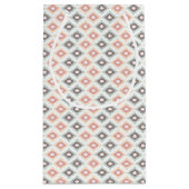 アズテック派のスタイルの幾何学的なパターン スモールペーパーバッグ (裏面)