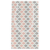 アズテック派のスタイルの幾何学的なパターン スモールペーパーバッグ (正面)