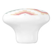 アズテック派のスタイルの幾何学的なパターン セラミックノブ (側面)