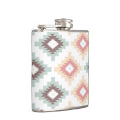 アズテック派のスタイルの幾何学的なパターン フラスク (右)