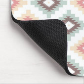 アズテック派のスタイルの幾何学的なパターン マウスパッド (コーナー)