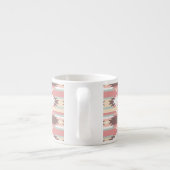 アズテック派のスタイル2の幾何学的なパターン エスプレッソカップ (裏面)