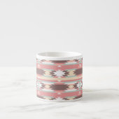 アズテック派のスタイル2の幾何学的なパターン エスプレッソカップ (正面)