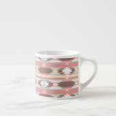 アズテック派のスタイル2の幾何学的なパターン エスプレッソカップ (右)