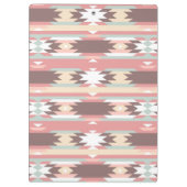 アズテック派のスタイル2の幾何学的なパターン クリップボード (裏面)