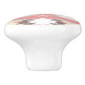 アズテック派のスタイル2の幾何学的なパターン セラミックノブ (側面)