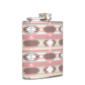 アズテック派のスタイル2の幾何学的なパターン フラスク (右)