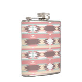 アズテック派のスタイル2の幾何学的なパターン フラスク (右)