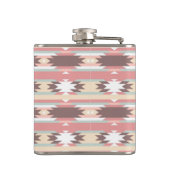 アズテック派のスタイル2の幾何学的なパターン フラスク (裏面)