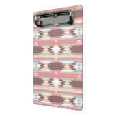 アズテック派のスタイル2の幾何学的なパターン ミニクリップボード (アングル2)