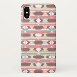 アズテック派のスタイル2の幾何学的なパターン iPhone X ケース