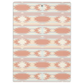 アズテック派のスタイル3の幾何学的なパターン クリップボード (裏面)