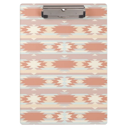 アズテック派のスタイル3の幾何学的なパターン クリップボード (正面)