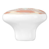 アズテック派のスタイル3の幾何学的なパターン セラミックノブ (側面)