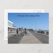 アズブリー・パーク（ニュージャージー州）からこんにちは ポストカード (正面/裏面)