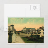 アズベリーアヴェ、アズベリーパーク、ニュージャージーヴィンテージ ポストカード (正面/裏面)