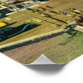 アズベリーパークアズベリーアヴェヴィンテージ ポスター (角)