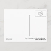 アズベリーパークNJボードウォークビューズオブカジノ建物 ポストカード (裏面)