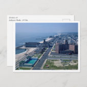 アズベリーパークNJ<ニュージャージー1978,エアリアルビュー ポストカード (正面/裏面)