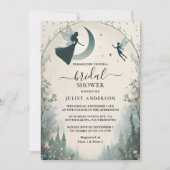 アズマジカルドリームミスティックスターズムーンブライダルシャワー 招待状 (正面)