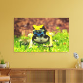 アズマヤドクガエル, Dendrobates tinctorius, キャンバスプリント (インサイチュ (リビング))