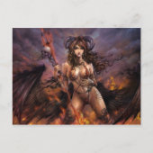 アズモドゥスのダークエンジェル「シャロン」 ポストカード (正面)