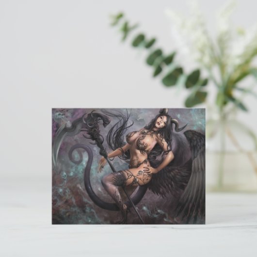 アズモードゥス ダークエンジェル "ヘルヒェン"、ポストカード ポストカード (スタンド正面)