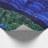 アズライトとマラカイト ラッピングペーパー (コーナー)