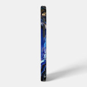 アズライトプール（3Dルック） iPhoneケース (左側面)