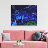 アズライトマラカイトストーンオンキャンバスプリント キャンバスプリント (インサイチュ (リビング))