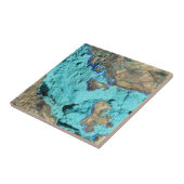 アズライト及びマラカイト タイル (側面)