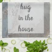 アズラエル – 白 キッチンタオル (折り畳み)