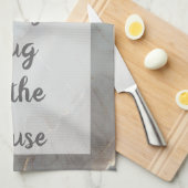 アズラエル – 白 キッチンタオル (四つ折り)