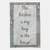 アズラエル – 白 キッチンタオル (縦)