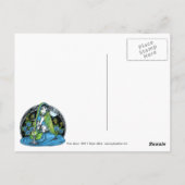 "アズラ" ヒンディー・フラワー・フック・プリンセス・フェイ・ポストカード ポストカード (裏面)