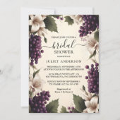 アズルーラルファームウッドシードアイビーヴィンヤードブライダルシャワー 招待状 (正面)