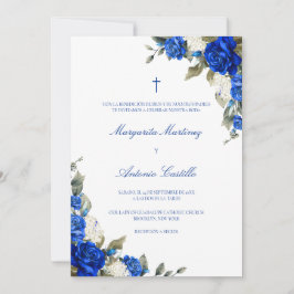 アズル実在インビタシオンデボダクリスティアナ結婚ズ 招待状