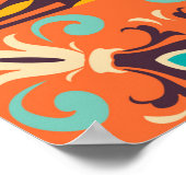 アズレカラフルジョスのタイル。ポルトガル伝統的語または ポスター (角)