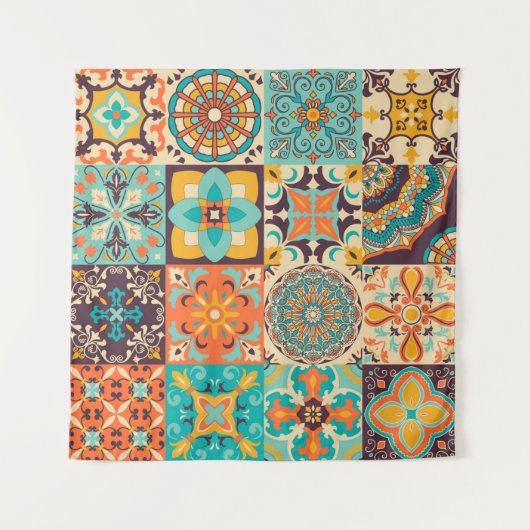 アズレカラフルホスタイル。ポルト伝統的ガル語または タペストリー (正面(横))