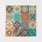 アズレカラフルホスタイル。ポルト伝統的ガル語または タペストリー (正面(横))